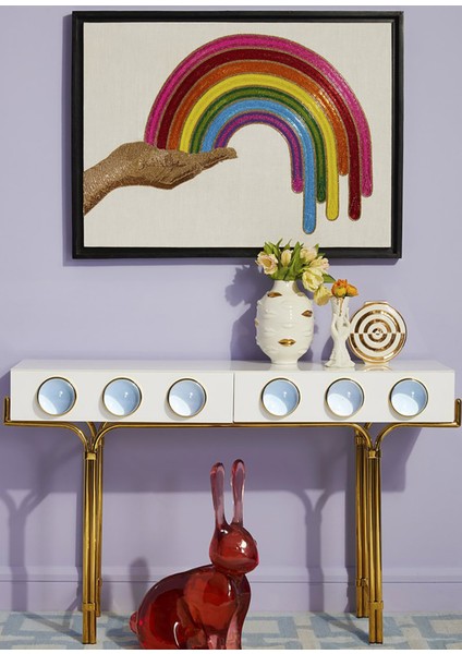 Gilded Muse Gala Beyaz Porselen Vazo modelleri