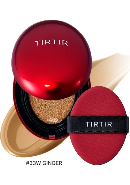 Mask Fit Red Cushion 33 W Ginger 72 Saat Kalıcı Kusursuz Kapatıcı Saten Bitişli Cushion Fondöten 18 gr fiyatları