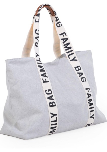 Family Bag Signature Krem Rengi Kanvas Bebek Bakım Çantası indirimleri