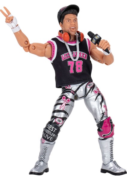 All Elite Wrestling Karakterleri Model Aksiyon Figürler S14 Max Caster 129 Karakter Figür Oyuncak