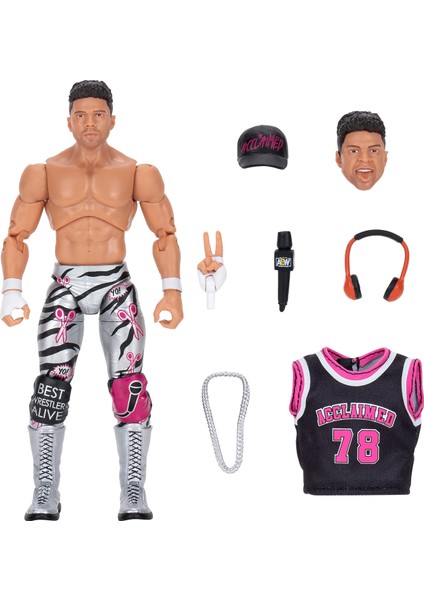 All Elite Wrestling Karakterleri Model Aksiyon Figürler S14 Max Caster 129 Karakter Figür Oyuncak modelleri