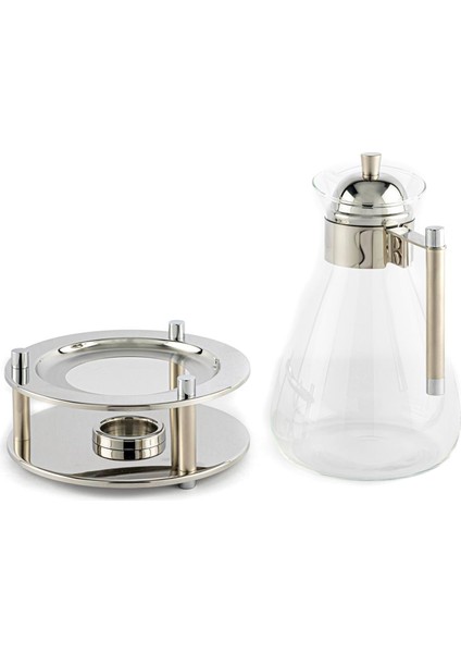 Perle Çelik Isıtcılı Çay Seti 18X29CM fiyatları