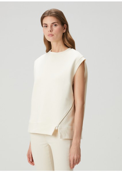 Nila Relaxed Fit Krem Atlet