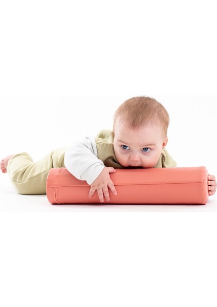 Tummy Roller Pastel Pink Silindir Bebek Minderi modelleri