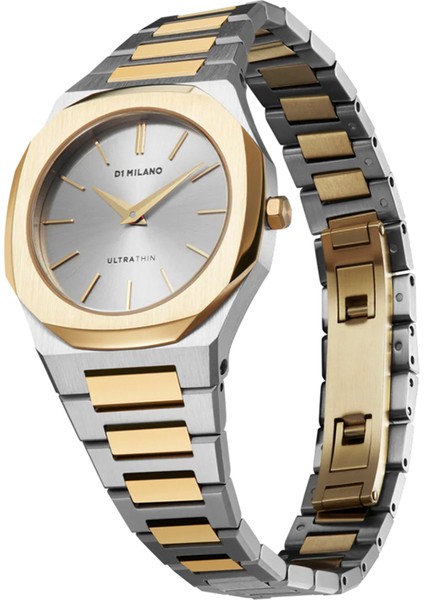 UTBL34 Altın Rengi Gümüş Çelik Unisex Kol Saati fiyatları