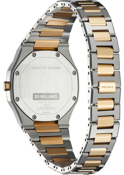 UTBL34 Altın Rengi Gümüş Çelik Unisex Kol Saati fırsatları