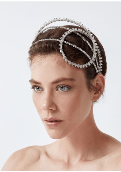 Valeria Gümüş Rengi Kadın Taç fiyatları