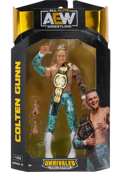 All Elite Wrestling S16 Colten Gunn 159 Karakter Figür Oyuncak indirimleri
