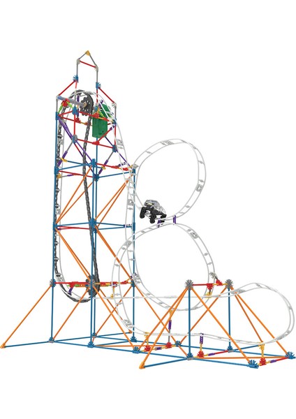 Looping Light Up Motorlu Roller Coaster Seti