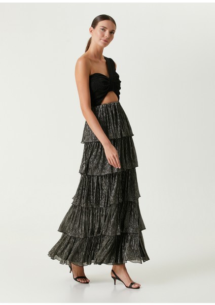 Paris Siyah Maksi Abiye Elbise modelleri