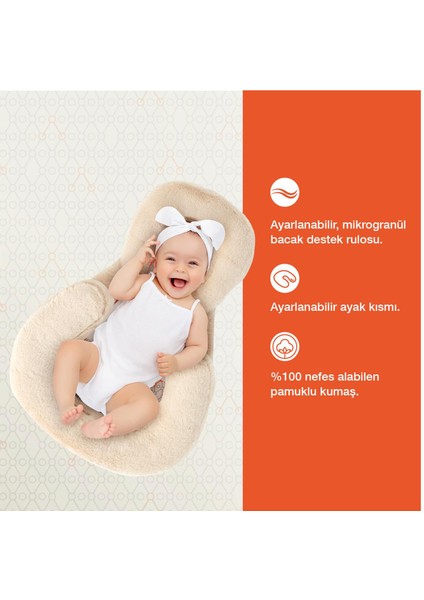 Homy Mist Bej Taşınabilir Yenidoğan Bebek Yatağı modelleri
