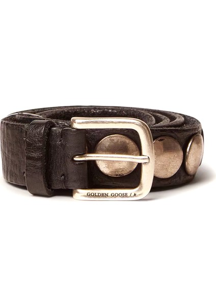 Siyah Kadın Deri Kemer