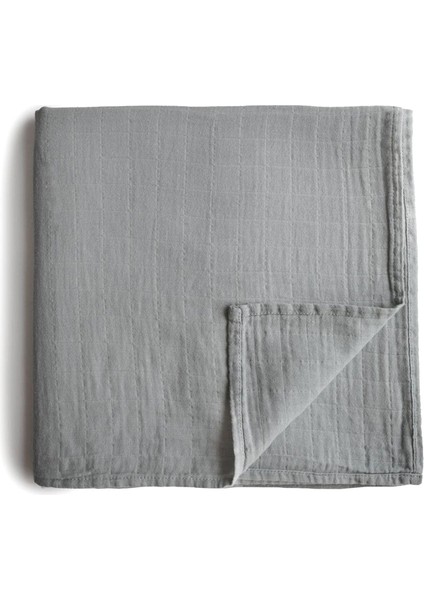 Belgian Gray Organik Müslin Örtü Kundak