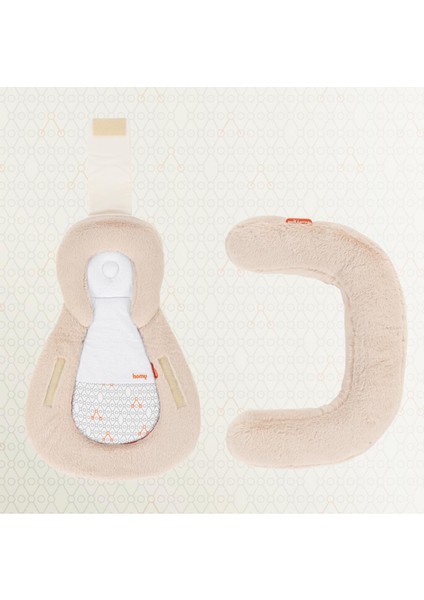 Homy Mist Bej Taşınabilir Yenidoğan Bebek Yatağı