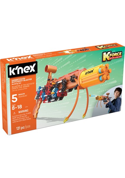 K Force Sabertooth Rotoshot Blaster Building Seti