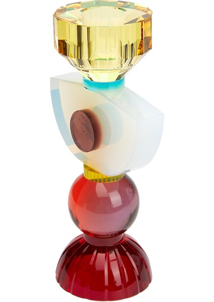 India Çok Renkli Kristal Şamdan fiyatları