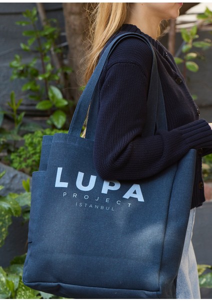 Bonnie Lacivert Kanvas Unisex Omuz Çantası fiyatları