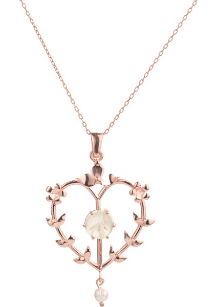 Scarlett Rosegold Gümüş Kolye