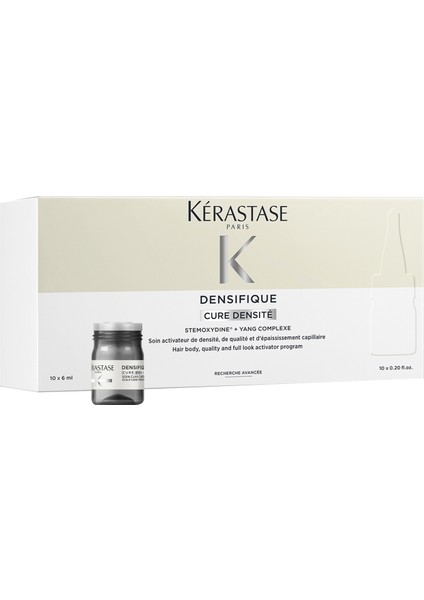 Densifique Cure Densite Yoğunluk ve Dolgunluk Veren Saç Bakım Kürü 10 x 6 ml