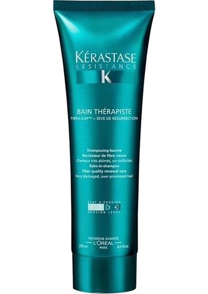 Resistance Therapiste Aşırı Işlem Görmüş Saçlar Için Kremli Saç Banyosu 250 ml