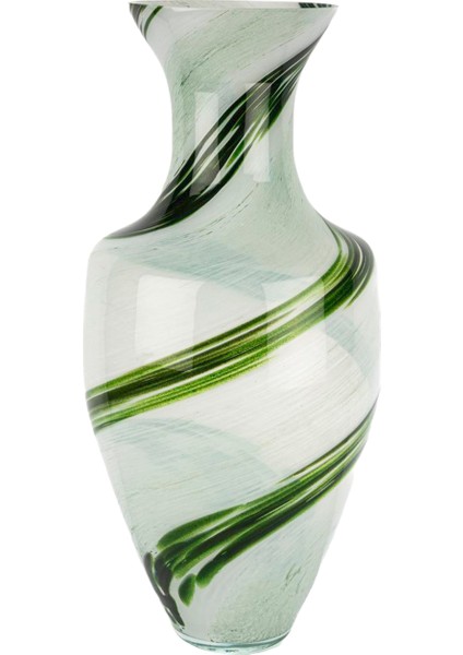 Giara Yeşil Cam Vazo 26 x 61 cm