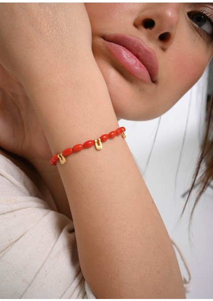 Hesita Kırmızı Kadın Bileklik indirimleri