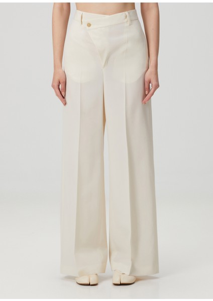 Krem Wide Leg Pantolon fiyatları