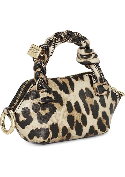 Leopar Desenli Kadın Deri El Çantası fiyatları