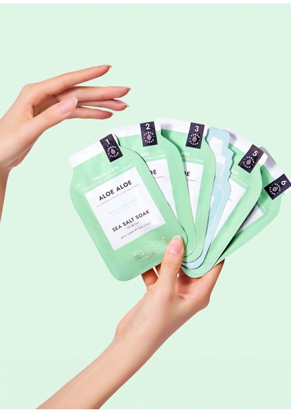 New York Pedi In A Box Ultimate Aloe Aloe 6 Adımlı Pedikür Seti modelleri