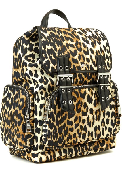 Leopar Desenli Kadın Sırt Çantası modelleri