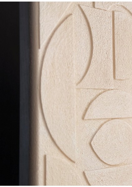 Santorini Vanilya Siyah Kanvas 2'li Tablo Seti modelleri