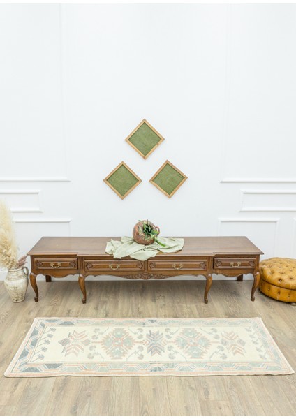 Rose Floral Motifli Yün Yolluk 73X201 cm fiyatları