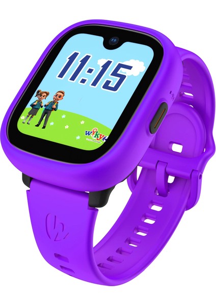 5 Plus Mor Görüntülü Arama Unisex Çocuk Akıllı Saat