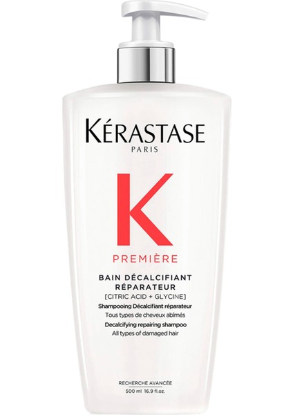 Premiere Bain Decalcifiant Reparateur Yıpranmış Saçlar Için Onarım Sağlayan Canlandırıcı Şampuan 500 ml