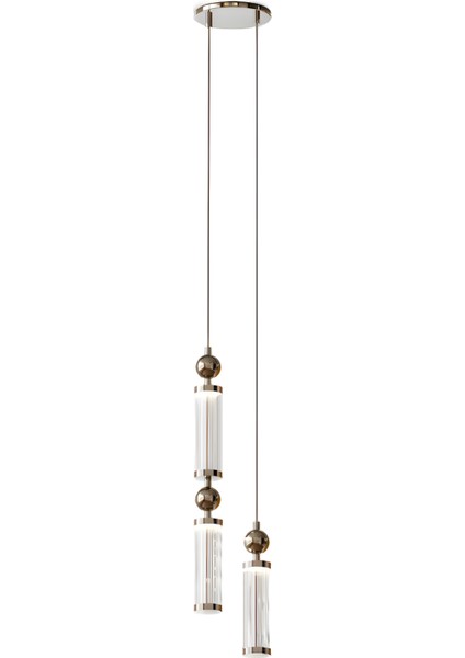 Modular Light Gold Sarkıt Avize