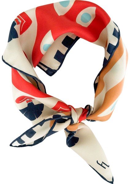 Apple Of My Eye Renkli Ipek Kadın Fular 55 cm fiyatları