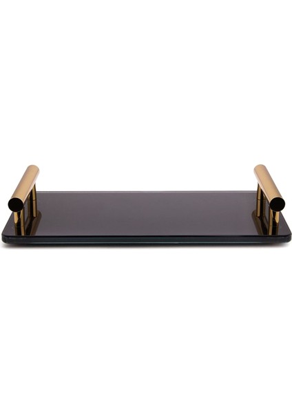Cam Altın Rengi Banyo Tepsisi 54X170X330 mm