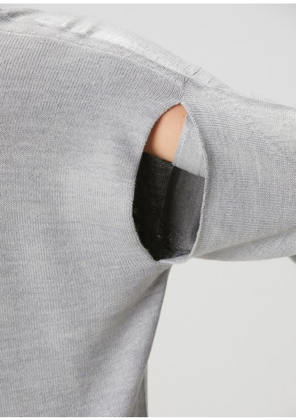 Gri Kesim Detaylı Mini Elbise indirimleri