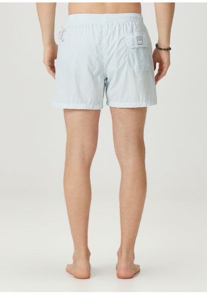 Madeira Turkuaz Çizgi Desenli Mayo fırsatları