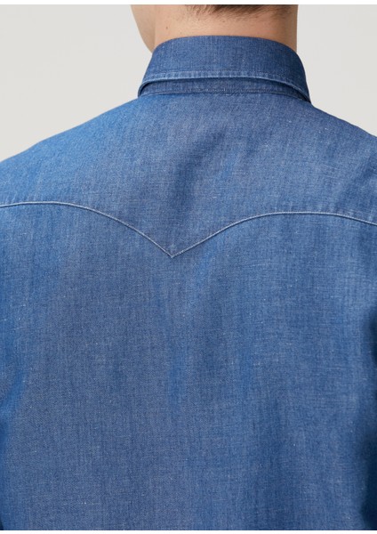 Açık Mavi Denim Gömlek