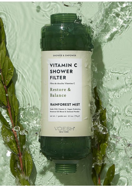 New York Yağmur Ormanı Kokusu Vitamin C Shower Duş Filtresi modelleri