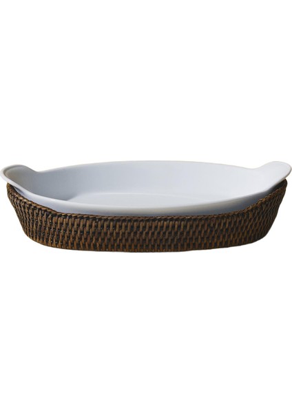 Gondol Rattan Fırın Kabı