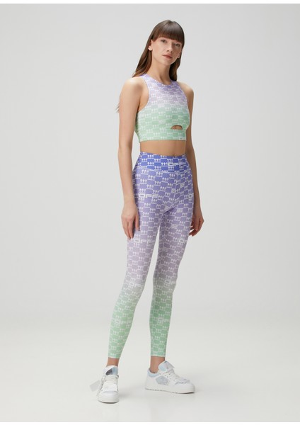 Mavi Yeşil Degrade Logolu Büstiyer fiyatları