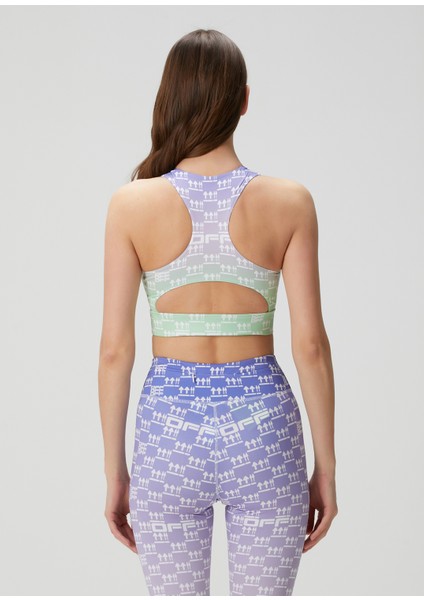 Mavi Yeşil Degrade Logolu Büstiyer fırsatları