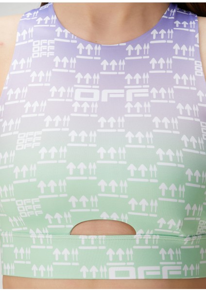 Mavi Yeşil Degrade Logolu Büstiyer indirimleri