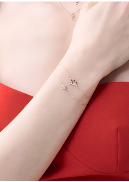 Heart Full Of Diamonds Pırlanta Taşlı 14 Ayar Altın Kadın Bileklik fiyatları