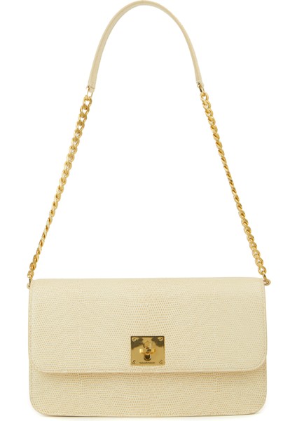 Gioia Krem Kadın Deri Çanta