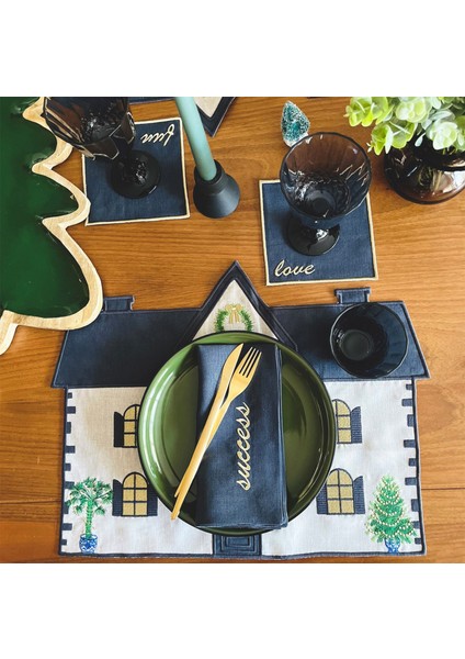 Iyi Dilekler Yılbaşı Serisi 6'lı Dekoratif Kokteyl Peçeteleri fiyatları