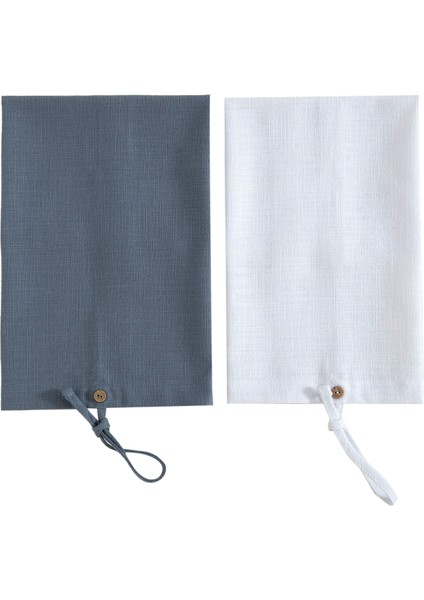 Collegare Koyu Gri Beyaz Peçete