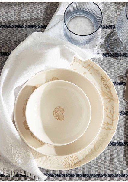 Salu Beyaz Pamuklu 4'lü Peçete Seti fırsatları